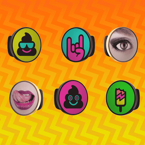 ZIGGIT INTRODUCES NEW LIMITED EDITION HOLOGRAPHIC CLIP-ON PIN  COLLECTION